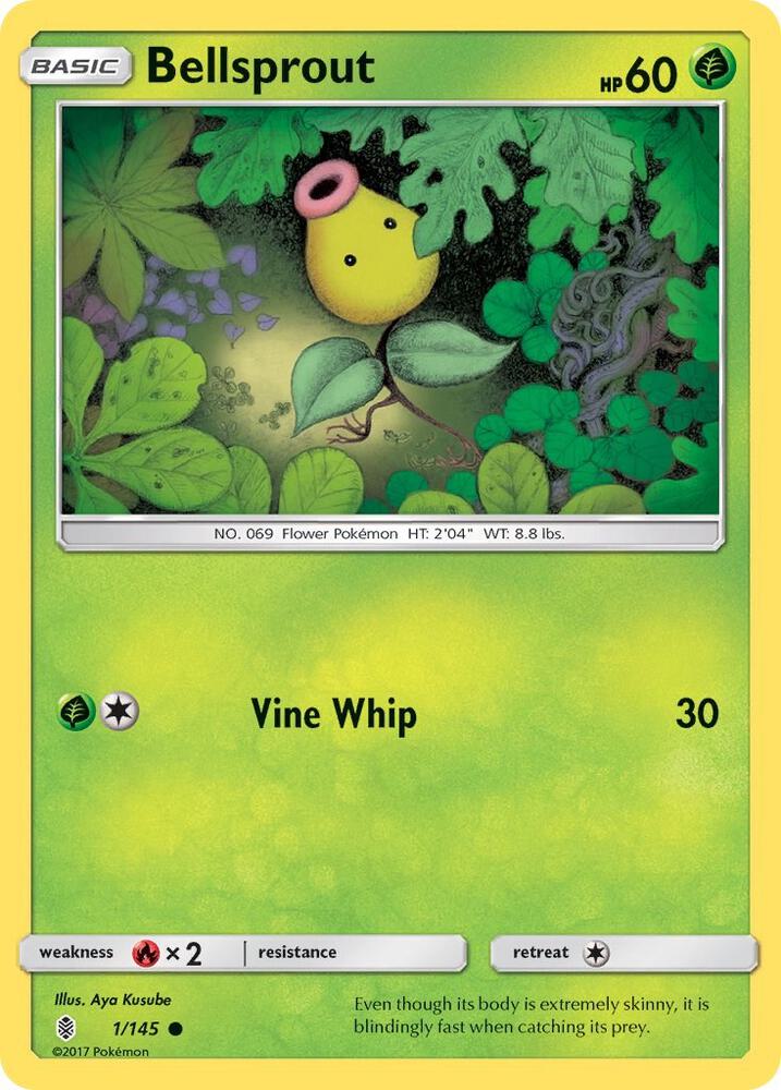 Pokemon Bellsprout 1/145 Guardians Rising