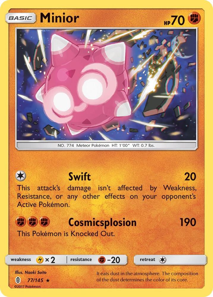 Pokemon Minior 77/145 Guardians Rising