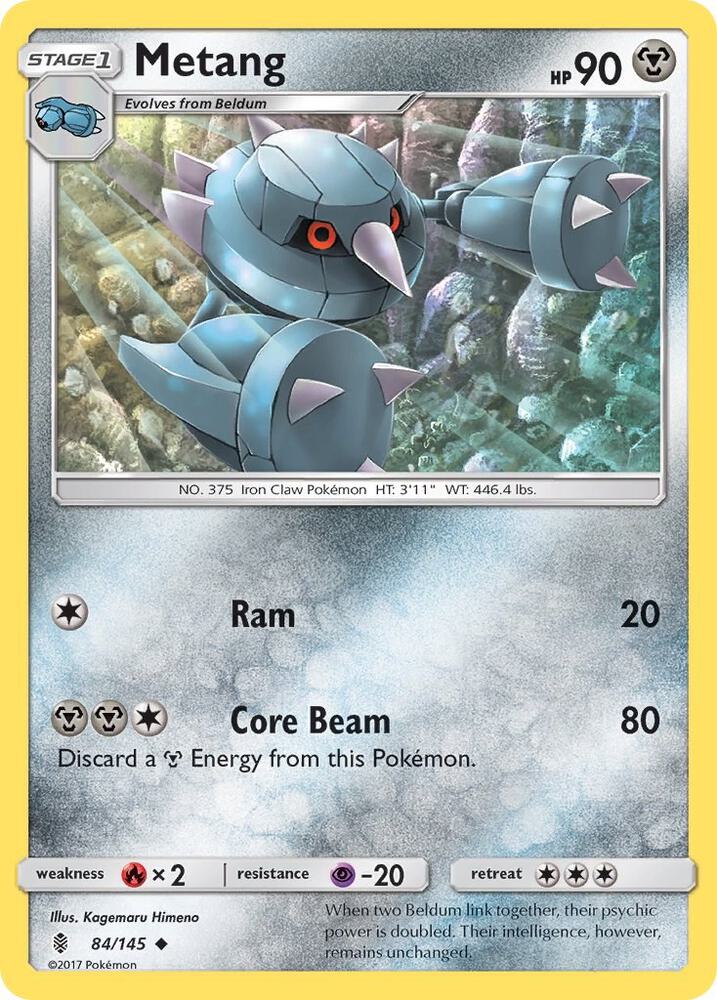 Pokemon Metang 84/145 Guardians Rising