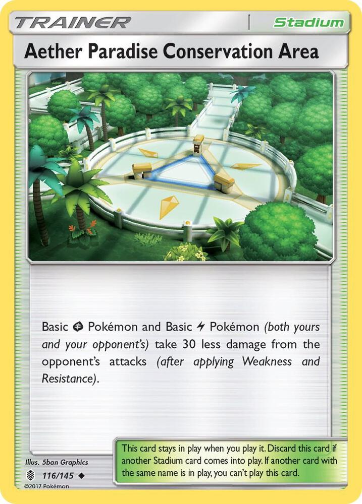 Pokemon Aether Paradise Conservation Area 116/145 Guardians Rising
