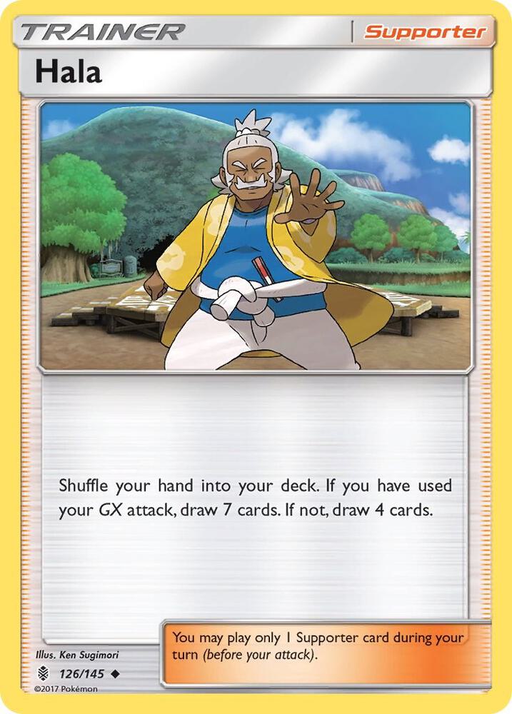 Pokemon Hala 126/145 Guardians Rising