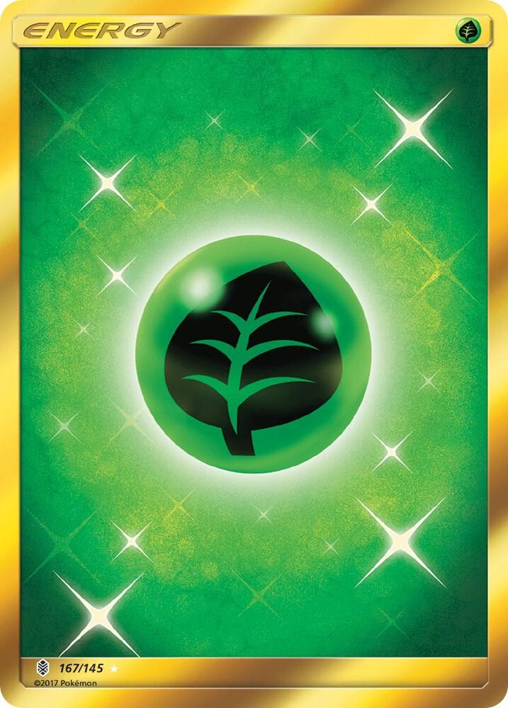 Pokemon Grass Energy 167/145 Guardians Rising