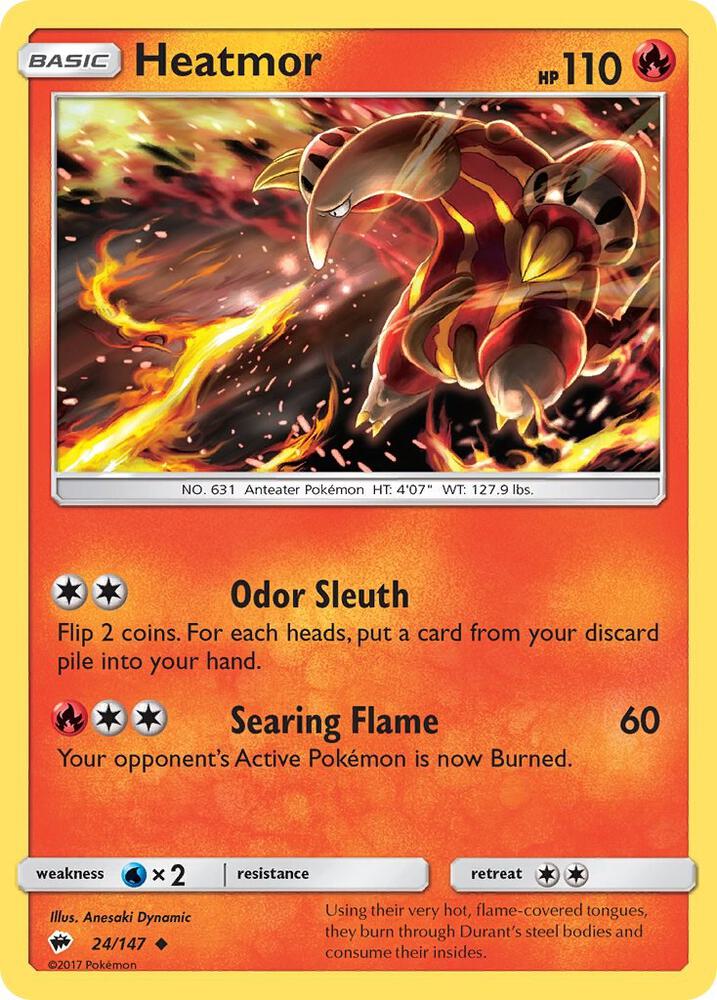 Pokemon Heatmor 24/147 Burning Shadows