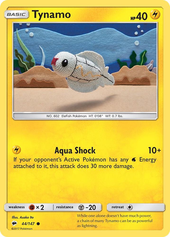 Pokemon Tynamo 44/147 Burning Shadows