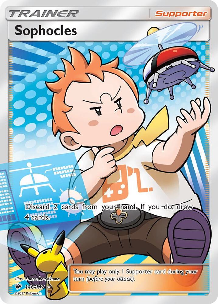 Pokemon Sophocles 146/147 Burning Shadows