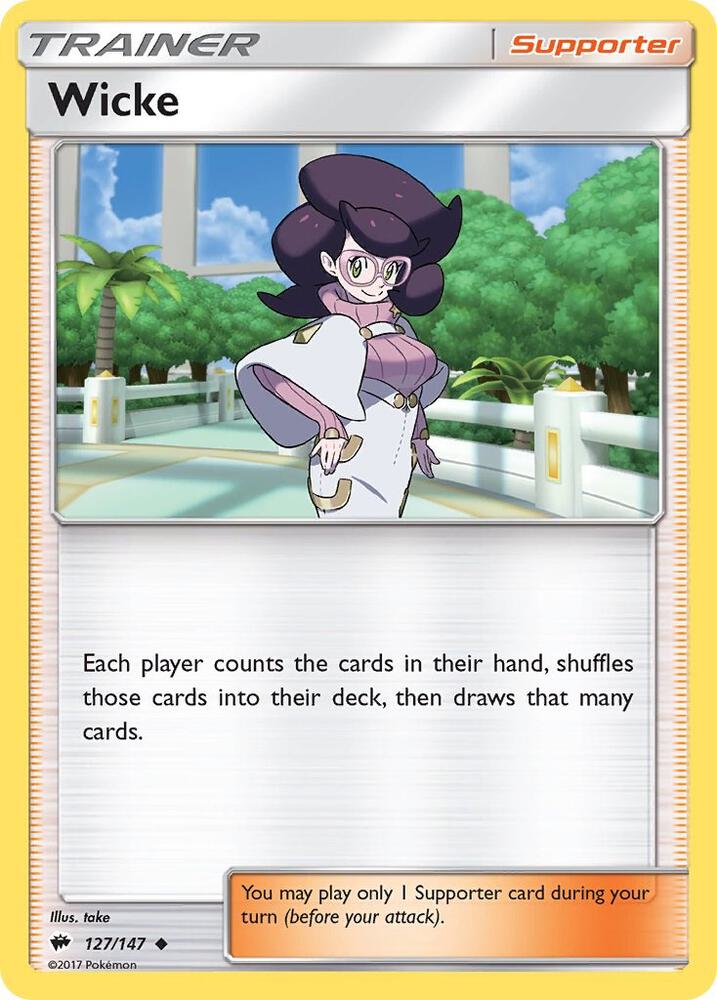 Pokemon Wicke 127/147 Burning Shadows