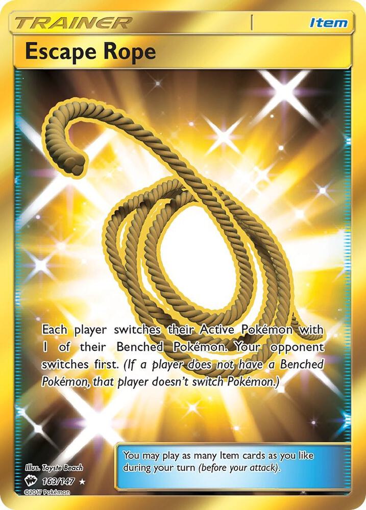 Pokemon Escape Rope 163/147 Burning Shadows