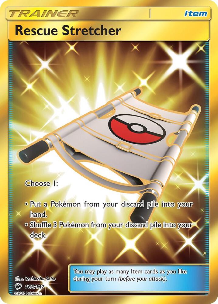 Pokemon Rescue Stretcher 165/147 Burning Shadows