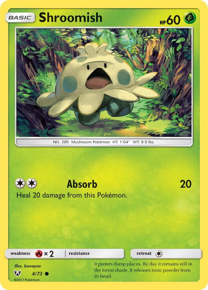 Pokemon Shroomish 4/73 Shining Legends