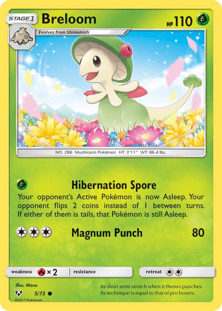 Pokemon Breloom 5/73 Shining Legends