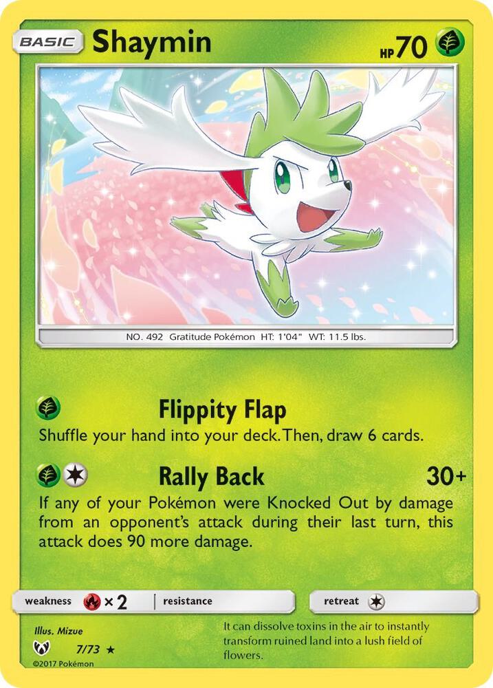 Pokemon Shaymin 7/73 Shining Legends