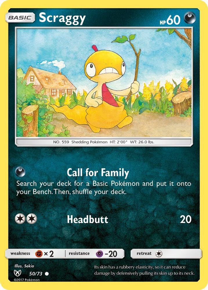 Pokemon Scraggy 50/73 Shining Legends