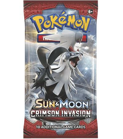 Pokemon Sun & Moon Crimson Invasion Booster Pack