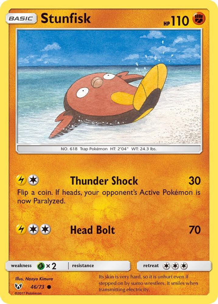 Pokemon Stunfisk 46/73 Shining Legends