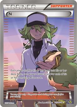 Pokemon N 105a/124 Yellow A Alternate Art