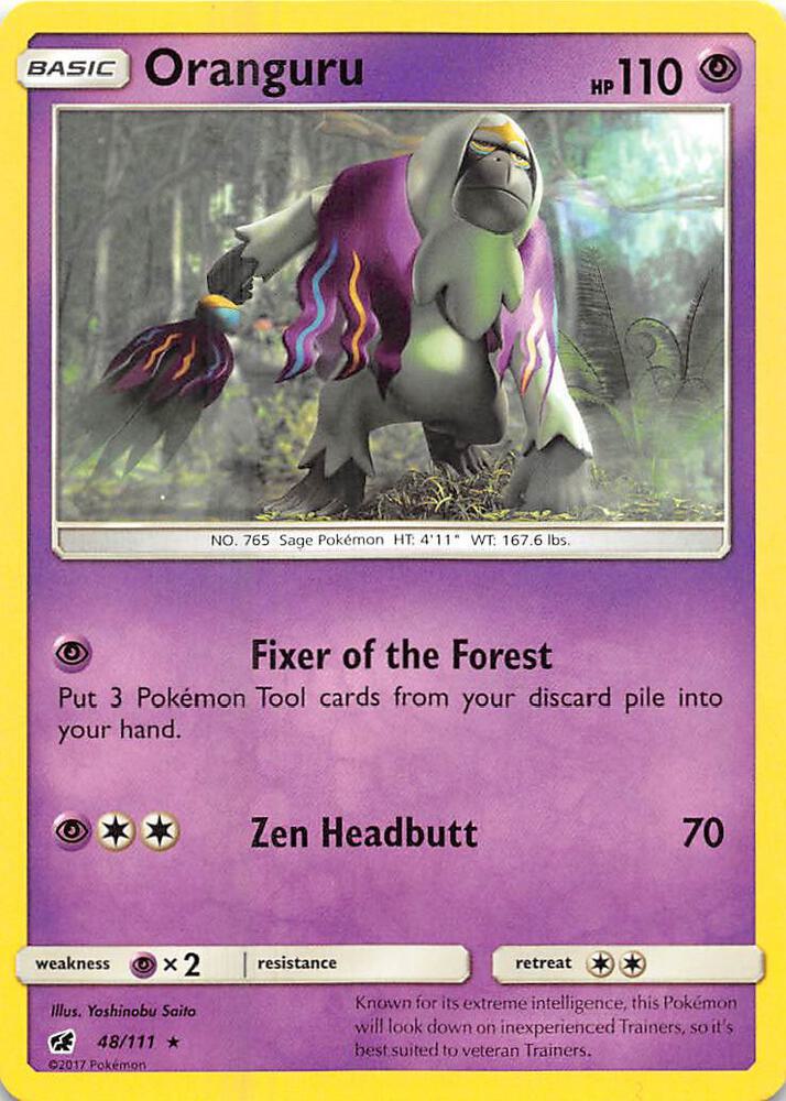 Pokemon Oranguru 48/111 Crimson Invasion