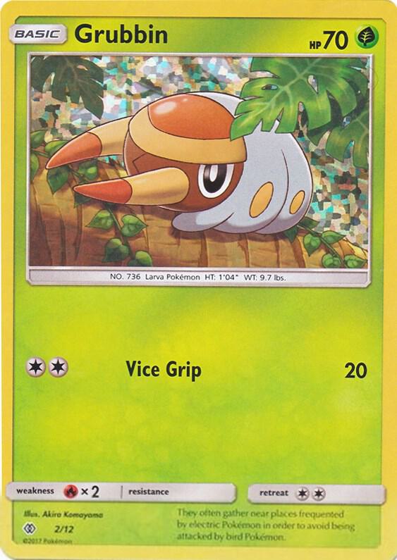 Pokemon Grubbin 2/12 McDonald's Collection 2017