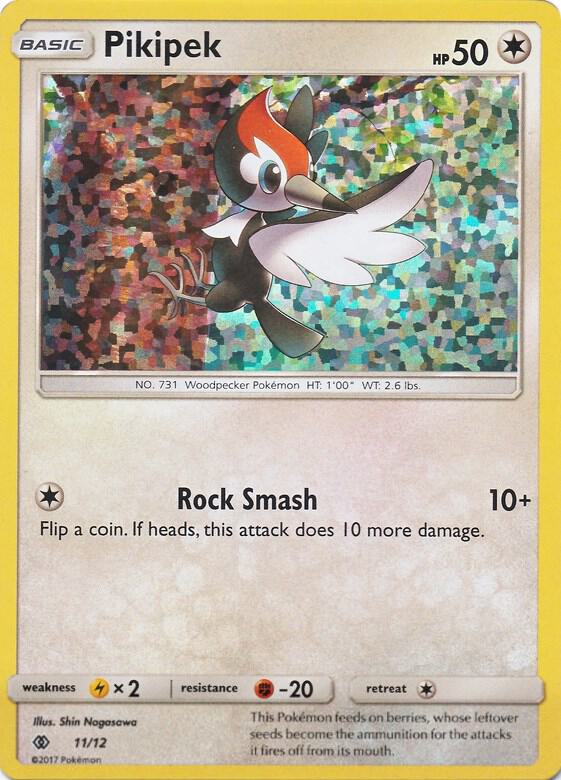 Pokemon Pikipek 11/12 McDonald's Collection 2017