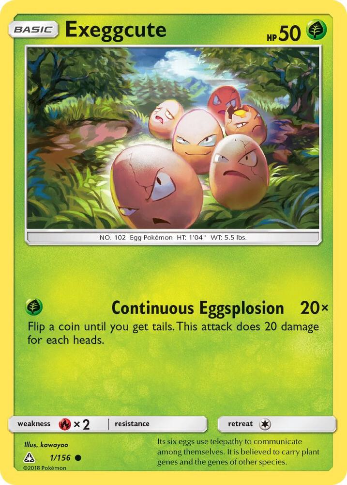 Pokemon Exeggcute 1/156 Ultra Prism