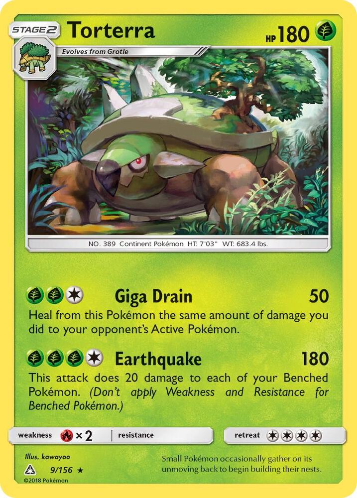 Pokemon Torterra 9/156 Ultra Prism