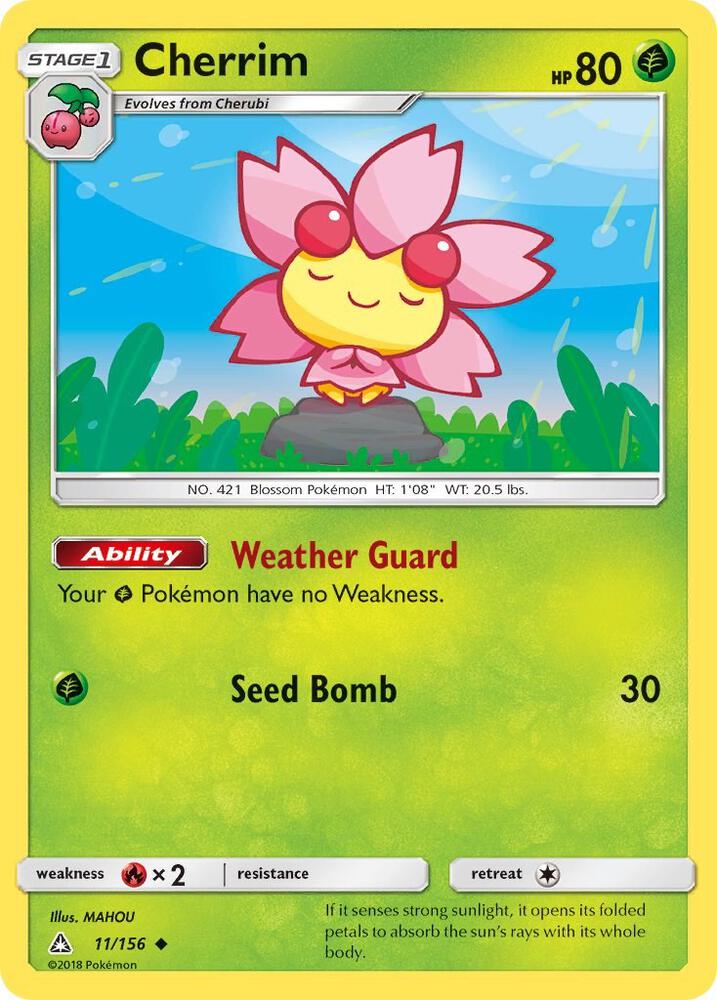 Pokemon Cherrim 11/156 Ultra Prism