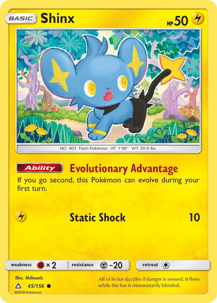 Pokemon Shinx 45/156 Ultra Prism