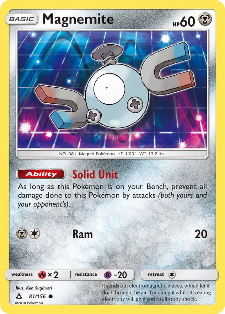 Pokemon Magnemite 81/156 Ultra Prism