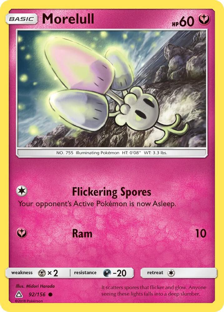 Pokemon Morelull 92/156 Ultra Prism