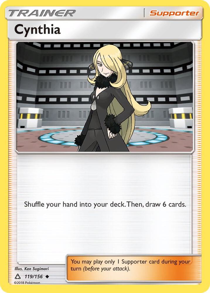 Pokemon Cynthia 119/156 Ultra Prism