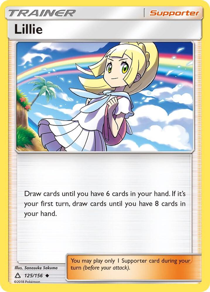 Pokemon Lillie 125/156 Ultra Prism