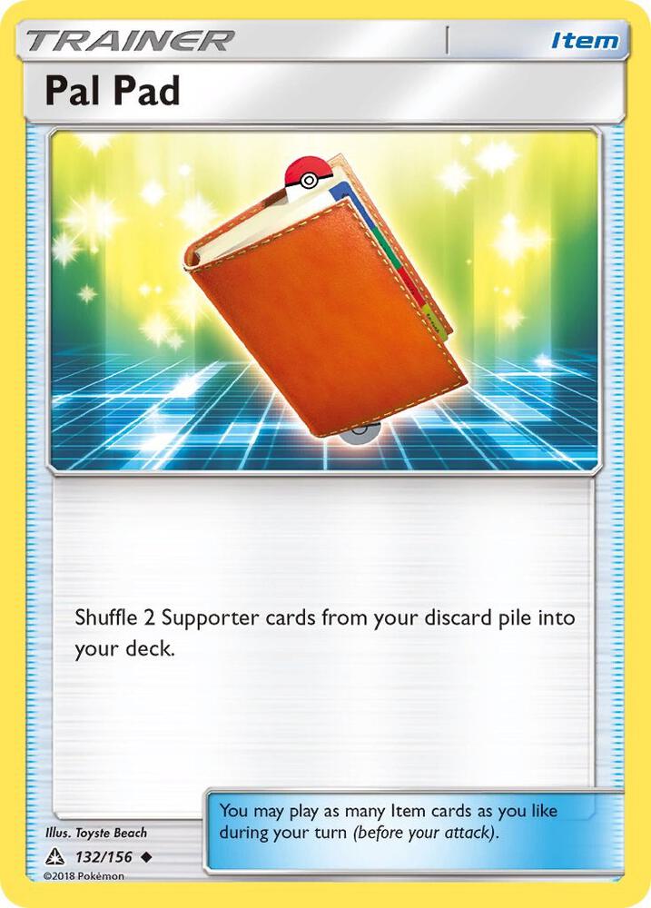 Pokemon Pal Pad 132/156 Ultra Prism