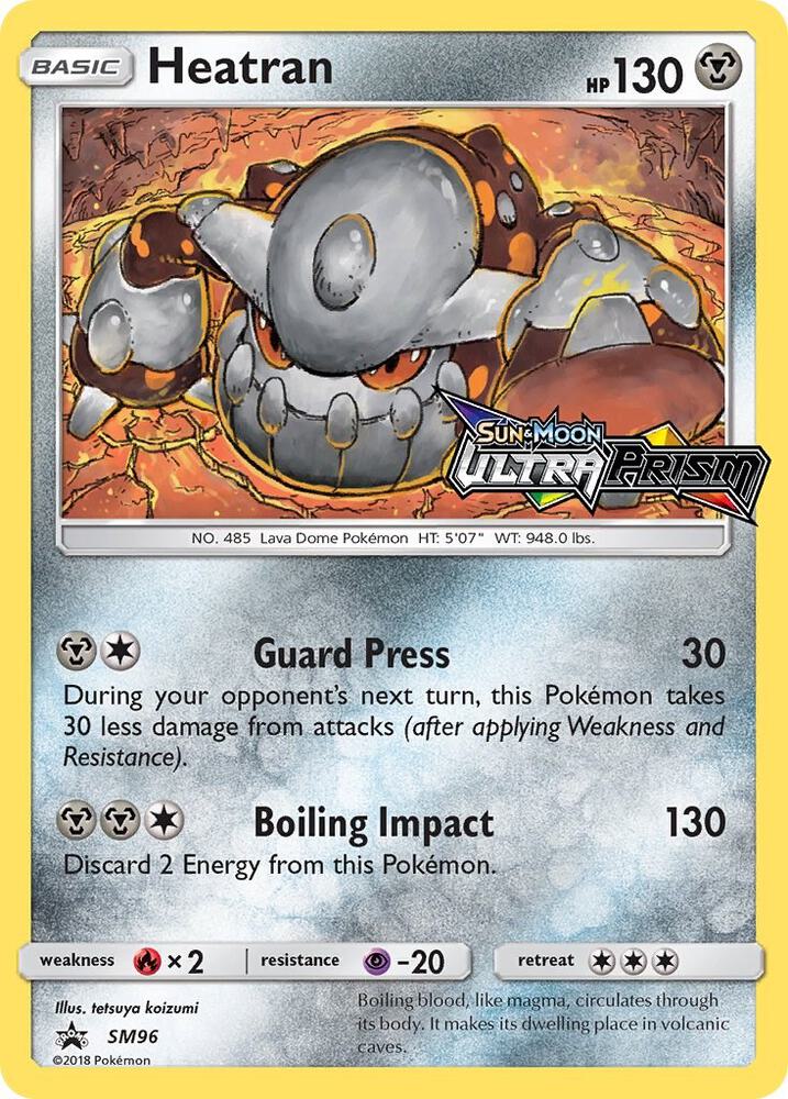 Pokemon Heatran SM96 SM Black Star Promos