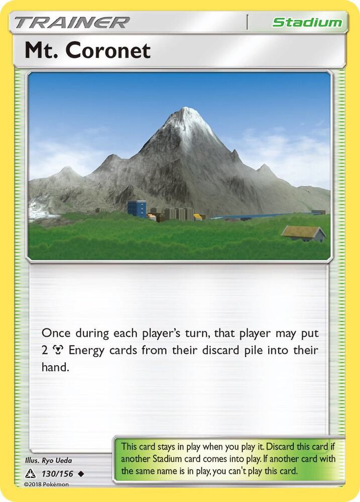 Pokemon Mt. Coronet 130/156 Ultra Prism