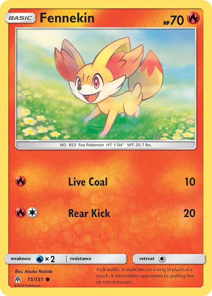 Pokemon Fennekin 15/131 Forbidden Light