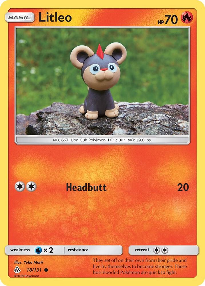 Pokemon Litleo 18/131 Forbidden Light