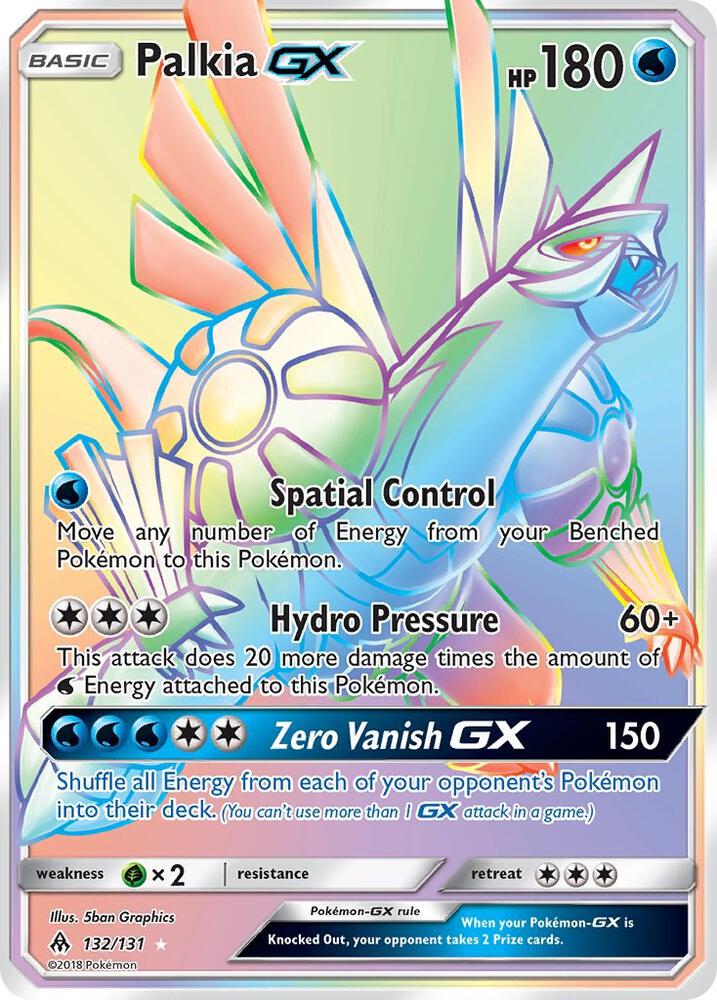 Pokemon Palkia GX 132/131 Forbidden Light