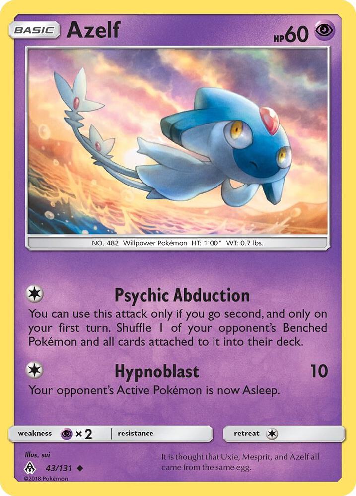 Pokemon Azelf 43/131 Forbidden Light