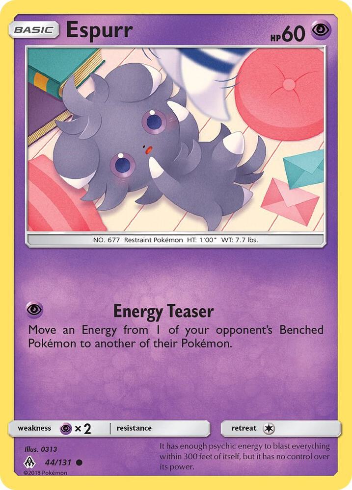 Pokemon Espurr 44/131 Forbidden Light