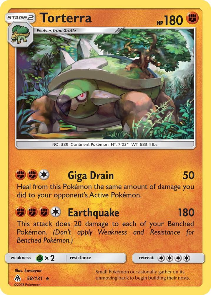 Pokemon Torterra 58/131 Forbidden Light