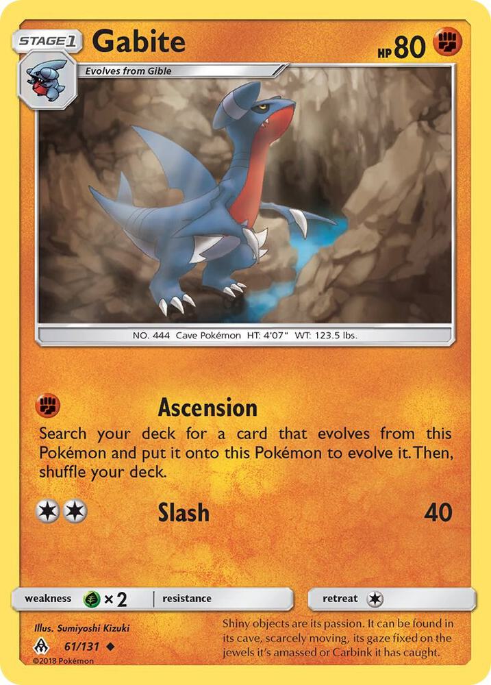 Pokemon Gabite 61/131 Forbidden Light