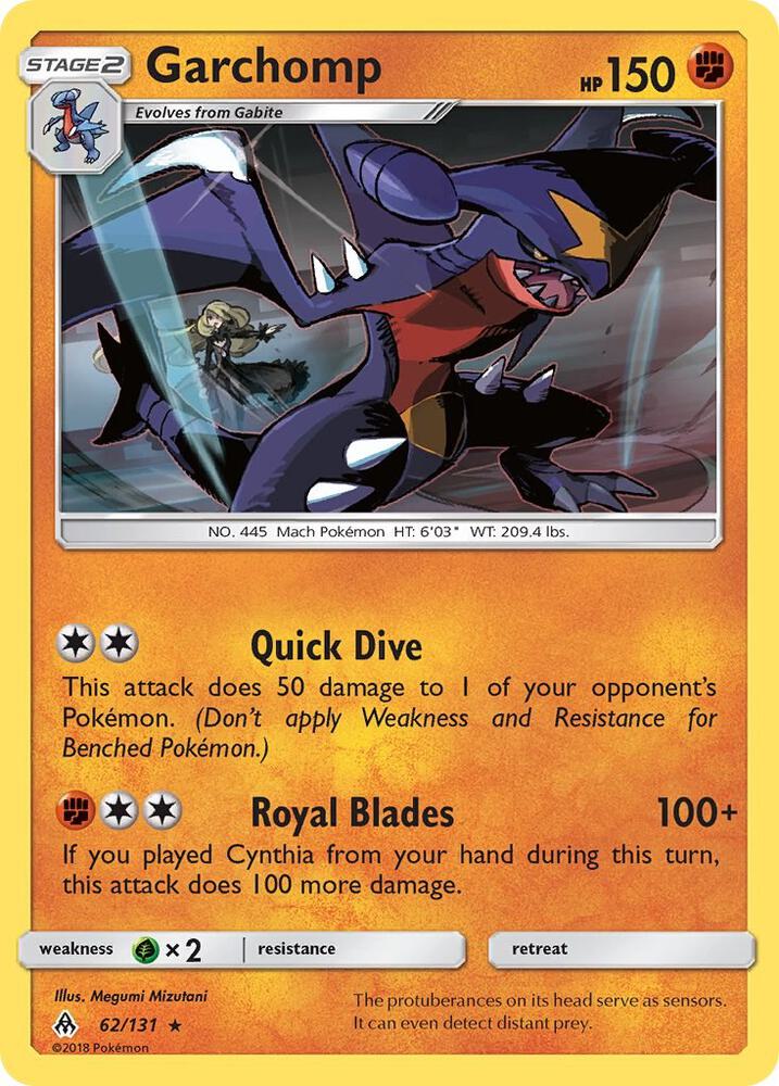 Pokemon Garchomp 62/131 Forbidden Light