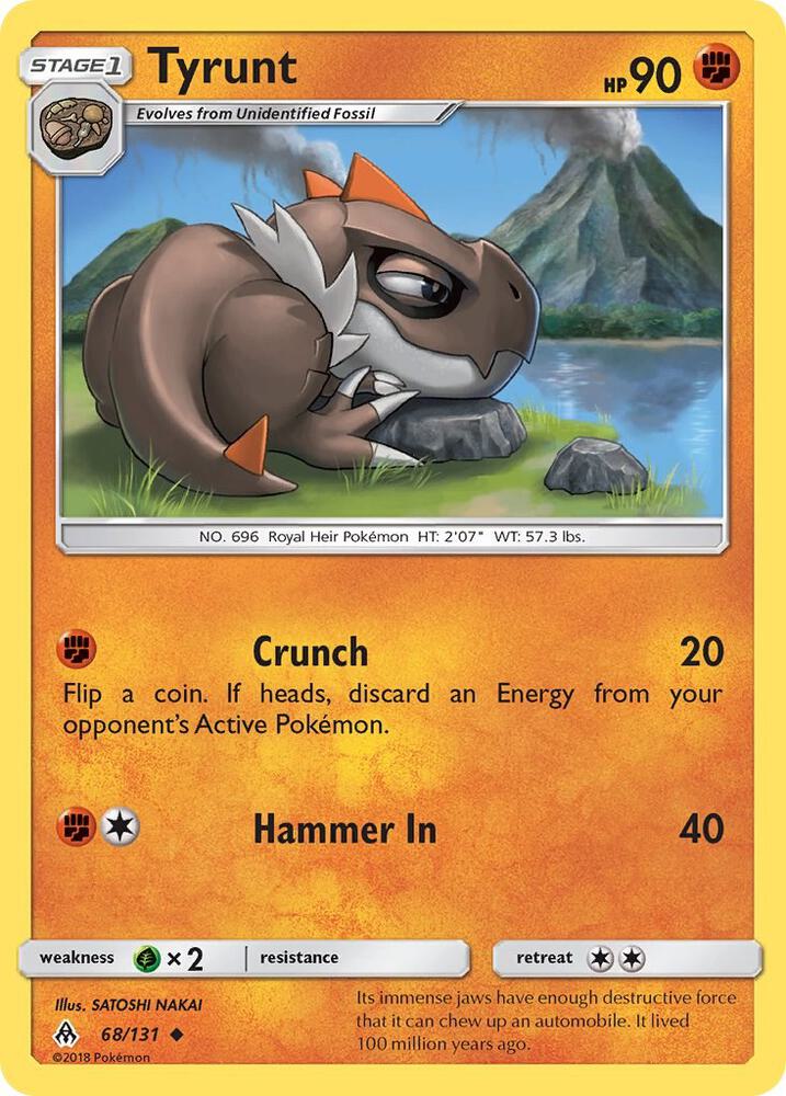 Pokemon Tyrunt 68/131 Forbidden Light