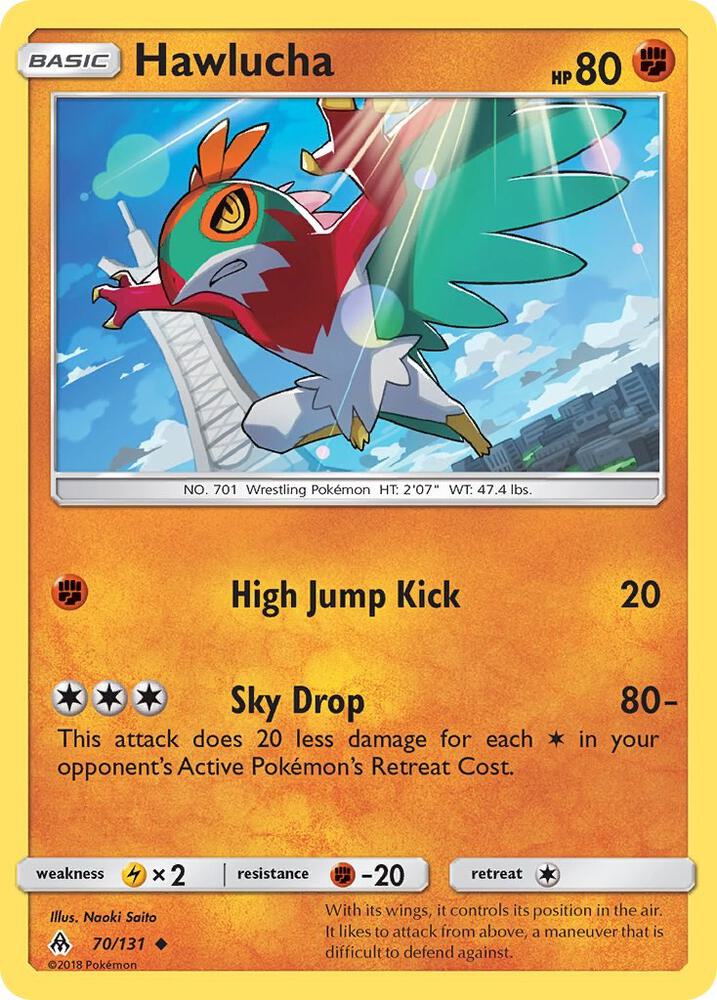 Pokemon Hawlucha 70/131 Forbidden Light