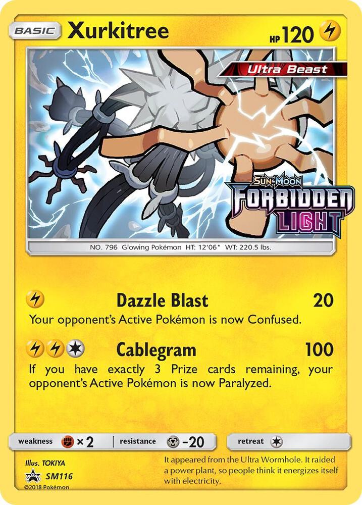 Pokemon Xurkitree SM116 SM Black Star Promos