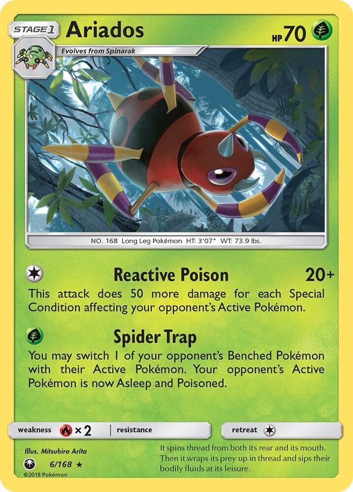 Pokemon Ariados 6/168 Celestial Storm