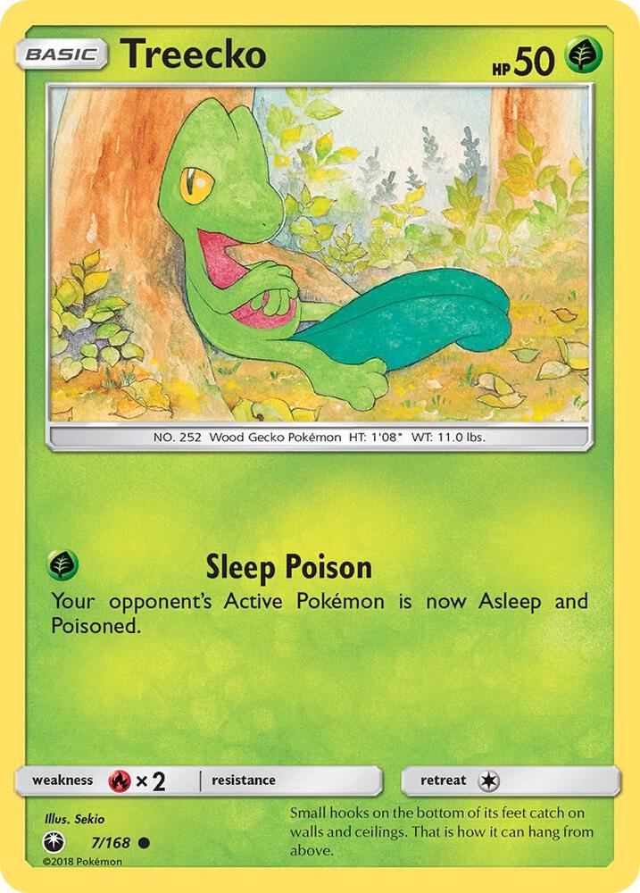 Pokemon Treecko 7/168 Celestial Storm