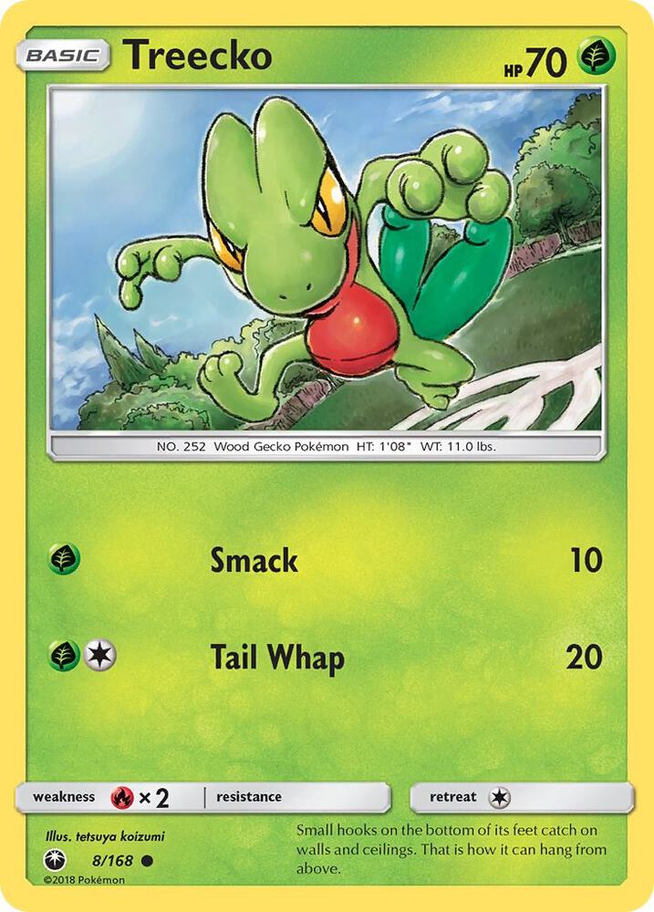 Pokemon Treecko 8/168 Celestial Storm