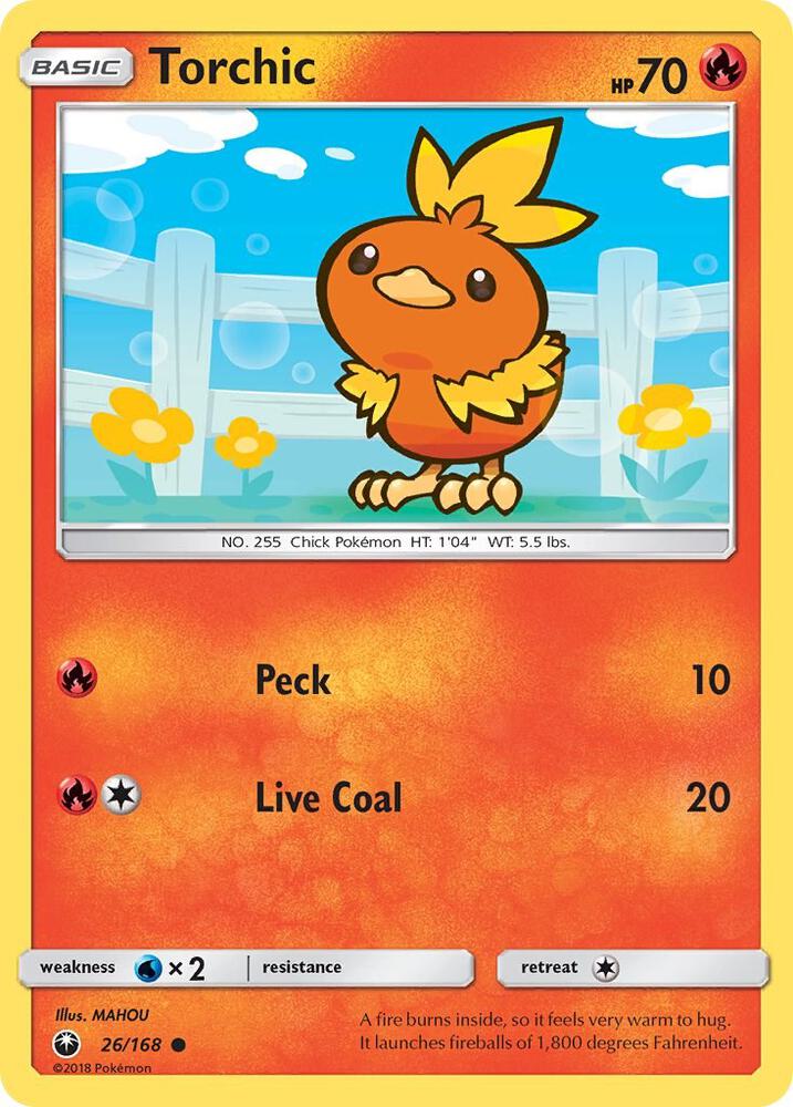 Pokemon Torchic 26/168 Celestial Storm
