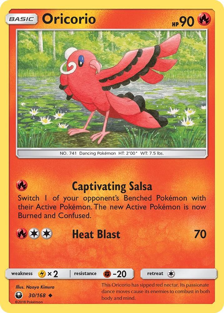 Pokemon Oricorio 30/168 Celestial Storm