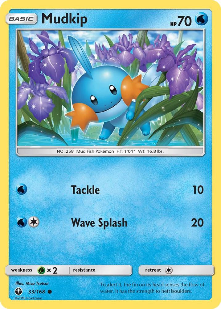 Pokemon Mudkip 33/168 Celestial Storm